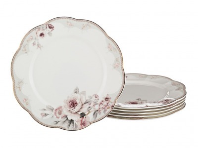 Набор подстановочных тарелок "диана" из 6 шт.диаметр=26 см. Porcelain Manufacturing (264-665) 