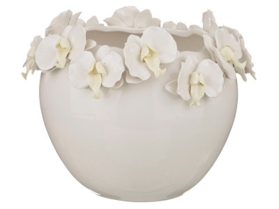 Ваза "орхидеи" 23*23*19 см. Porcelain Manufacturing (146-485) 