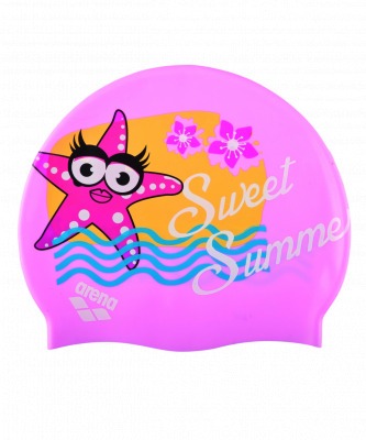 Шапочка для плавания AWT MULTI JR pink, силикон, 91925 24 (259994)