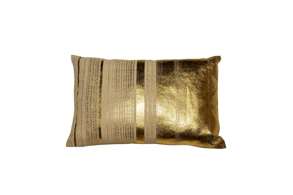 Подушка прямоугольная декор "золотая фольга" 30*45см - TT-00000768