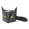 Кружка Чёрный кот в подарочной упаковке + брелок-хвостик - CAR2-017-0024 Carmani