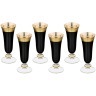 Набор бокалов для шампанского из 6 шт. "инфинити" 150 мл. высота=18 см. Art Decor (326-033) 