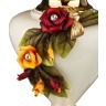 Ваза "розы" кремовая высота=39 см. Ceramiche Stella (341-180) 