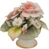 Декоративная корзина с цветами "розы" 13*13*12 см. ARTE CA.SA. (635-593)