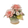 Декоративная корзина с цветами "розы" 13*13*12 см. ARTE CA.SA. (635-593)