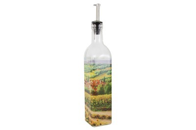 Бутылка для масла Подсолнухи Тосканы Sinoglass (SI-8041G70-AL)