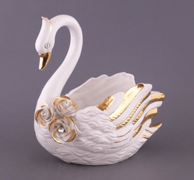 Статуэтка "лебедь" высота=35 см. Ceramiche D'arte (335-152) 