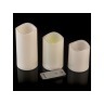 Набор с подсветкой "свечи" из 3 шт. 9/11/15 см диаметр=7,5 см (кор=48наб.) Polite Crafts&gifts (786-205)