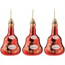 Декоративное изделие:набор бутылочек "коньяк" из 3-х шт. цвет: красный высота=9 см  (кор=160 наб.) Lefard (858-057)