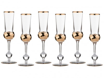 Набор бокалов для шампанского из 6 шт.150 мл.высота=24 см. Same Decorazione (103-499) 
