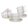 Чайный набор на 6 персон 12 пр. 200 мл. Porcelain Manufacturing (440-049) 