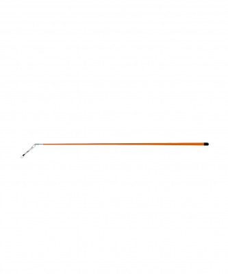 Палочка для ленты для художественной гимнастики АВ215, 56 см, с карабином , оранжевая (151300)