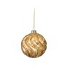 Декоративное изделие шар стеклянный диаметр=8 см. высота=9 см. цвет: золотой Dalian Hantai (862-089) 
