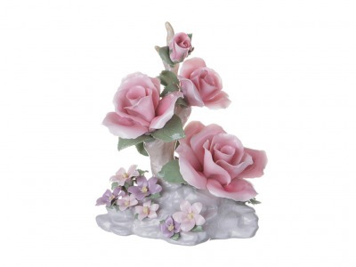 Декоративное изделие "розы"  длина15 см.высота=19 см. Porcelain Manufacturing (461-201) 