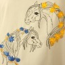 Фартук,вышивка "лошади", твил (703-681-01) 