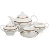 Чайный сервиз "фаберже" на 6 персон 15 пр.1200/250/300/300 мл Porcelain Manufacturing (169-083) 