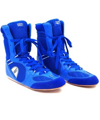 Обувь для бокса PS005 высокая, синяя (205914)