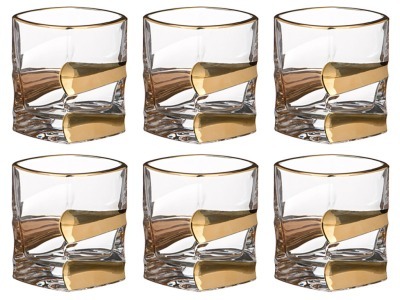 Набор стаканов для виски из 6 шт. "парус" 320 мл. высота=11 см. Bohemia Jihlava (663-113) 