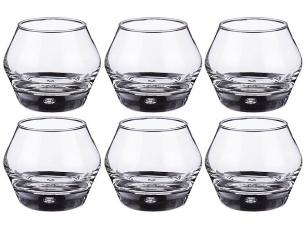 Набор стаканов для виски из 6 шт. "brek" 360 мл. высота=9 см. Durobor Group (617-083) 