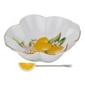 Блюдо "лимоны" 15*13 см.+вилочка Porcelain Manufacturing (178-737) 