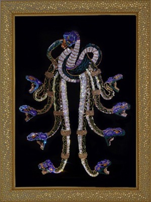 Картина Змеиный узел с кристаллами Swarovski (1910)