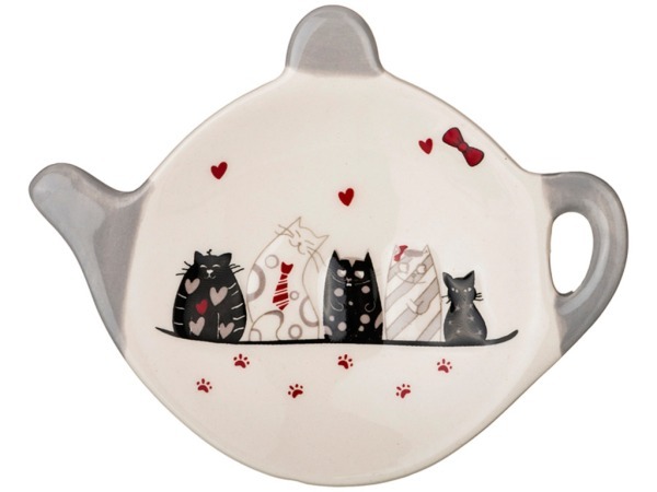 Подставка для чайных пакетиков "кошкин дом" 10*9,5*2 см. Hebei Grinding (230-066) 
