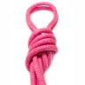 Скакалка для художественной гимнастики RGJ-103 pro, 3 м, розовый с люрексом (300233)