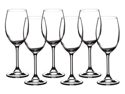 Набор бокалов для вина из 6 шт. "klara / sylvia" 250 мл. высота=19 см. CRYSTALITE (669-069)