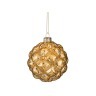 Декоративное изделие шар стеклянный диаметр=8 см. высота=9 см. цвет: золотой Dalian Hantai (862-094) 