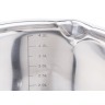 Кастрюля agness со сливом, силикон. держатели, 5,1 л диаметр=23 см высота=14 см, нерж.сталь Agness (937-153)