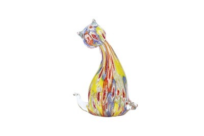Статуэтка "Кошка" цветная 10,5х6,5х16,5 см (TT-00000499)