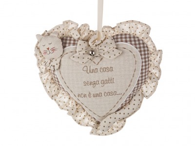 Декоративная игрушка "сердце" 18*20 см.без упаковки Angelica Home (329-034) 