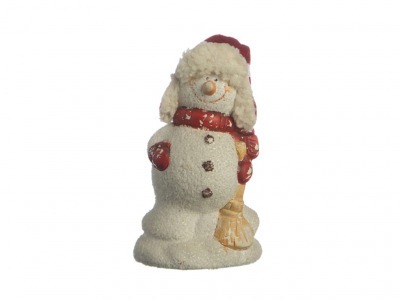 Фигурка "снеговик" 7.5*5.2*11.6см Polite Crafts&gifts (156-735) 