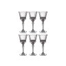 Набор бокалов для вина из 6 шт."адажио" 250 мл.высота=20 см. RCR (305-138)