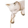 Фигурка "кошка белая с цепочкой" длина=28 см. высота=9 см. Hangzhou Jinding (456-772) 
