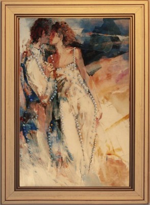 Картина Влюбленная пара с кристаллами Swarovski (1857)