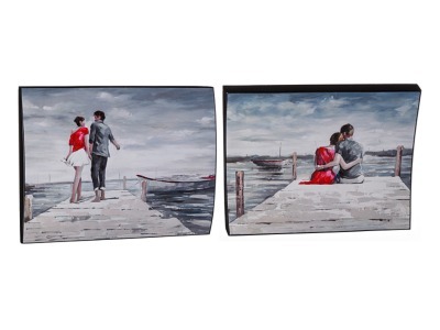 Комплект картин из 2 шт.а+в 40*50 см. Frame Factory (534-095) 