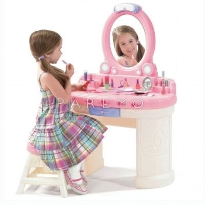 Туалетный столик «Маленькая Барби» розового цвета Fantasy Vanity (757900_st2)