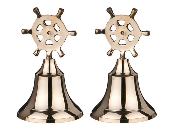 Комплект колокольчиков из 2 шт.высота=12 cm Sri Ram (878-004) 