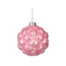 Декоративное изделие шар стеклянный диаметр=8 см. высота=9 см. цвет: розовый Dalian Hantai (862-099) 
