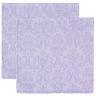 Набор салфеток  "лили"  2шт. 40*40см  цвет: лиловый 80% хлопок/20% люрекс SANTALINO (828-127)