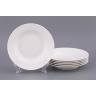 Набор тарелок суповых из 6 шт,диаметр=20 см. Porcelain Manufacturing (133-134) 