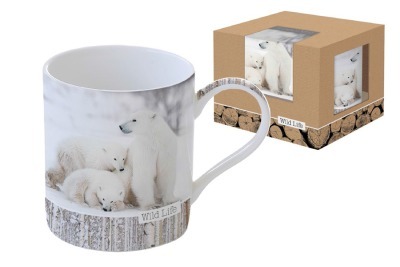 Кружка Белые медведи в подарочной упаковке Easy Life (R2S) (R2S-R0282_WLWB-AL)