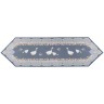 Дорожка на стол "гуси" 40х140см ,серый,с углом 100% хлопок,твил SANTALINO (850-700-31)