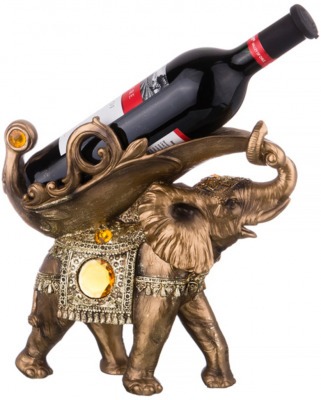 Подставка под бутылку "слон" 28,5*13,5*26,5 см. серия "махараджи" Lefard (146-748)