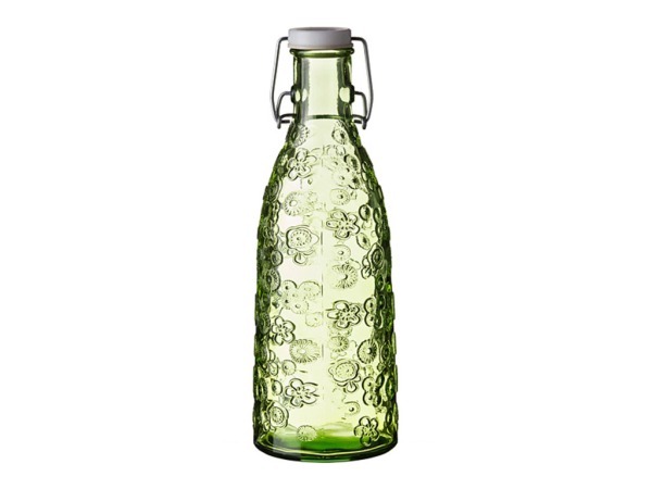 Бутылка "флора" 950 мл. зеленая без упаковки Vidrios San (600-490) 