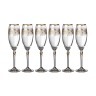 Набор бокалов для шампанского и3 6 шт."лили s1124" 220 мл. высота=24,5 см. Crystalex Cz (674-149) 