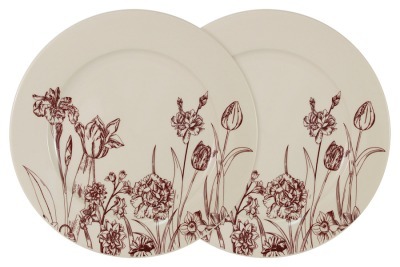 Набор из 2-х обеденных тарелок Эдем - AL-120E2257-O-LF Anna Lafarg LF Ceramics