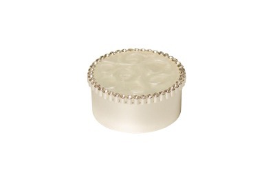 Шкатулка белая 8,7х8,7х4,2 см (TT-00000687)