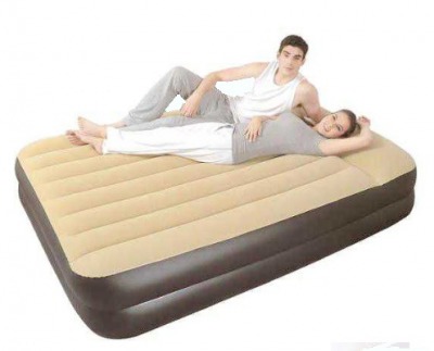 Надувная кровать Relax high raised air bed Twin со встр. эл. Насосом 27236EU 196x97x47 (52090)